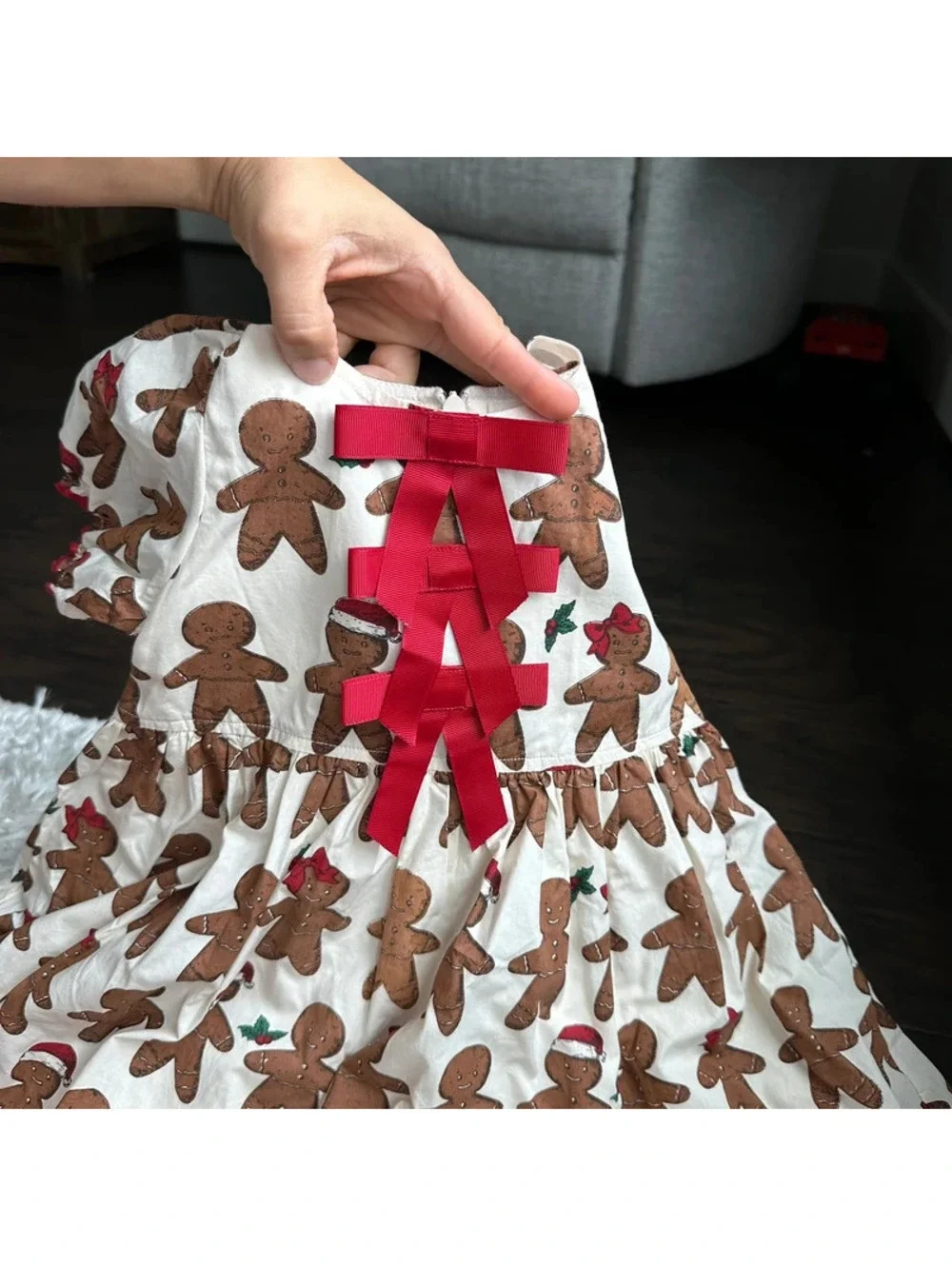 Pink Chicken Pink Chicken - Girls Hermione Dress - Gingerbread Cookie